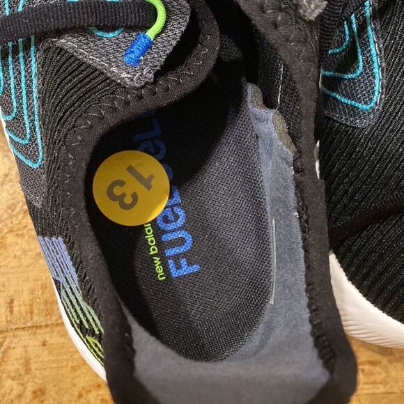 NEW Balance FuelCell Rebel Running Shoe in black and‎ blue main image 9